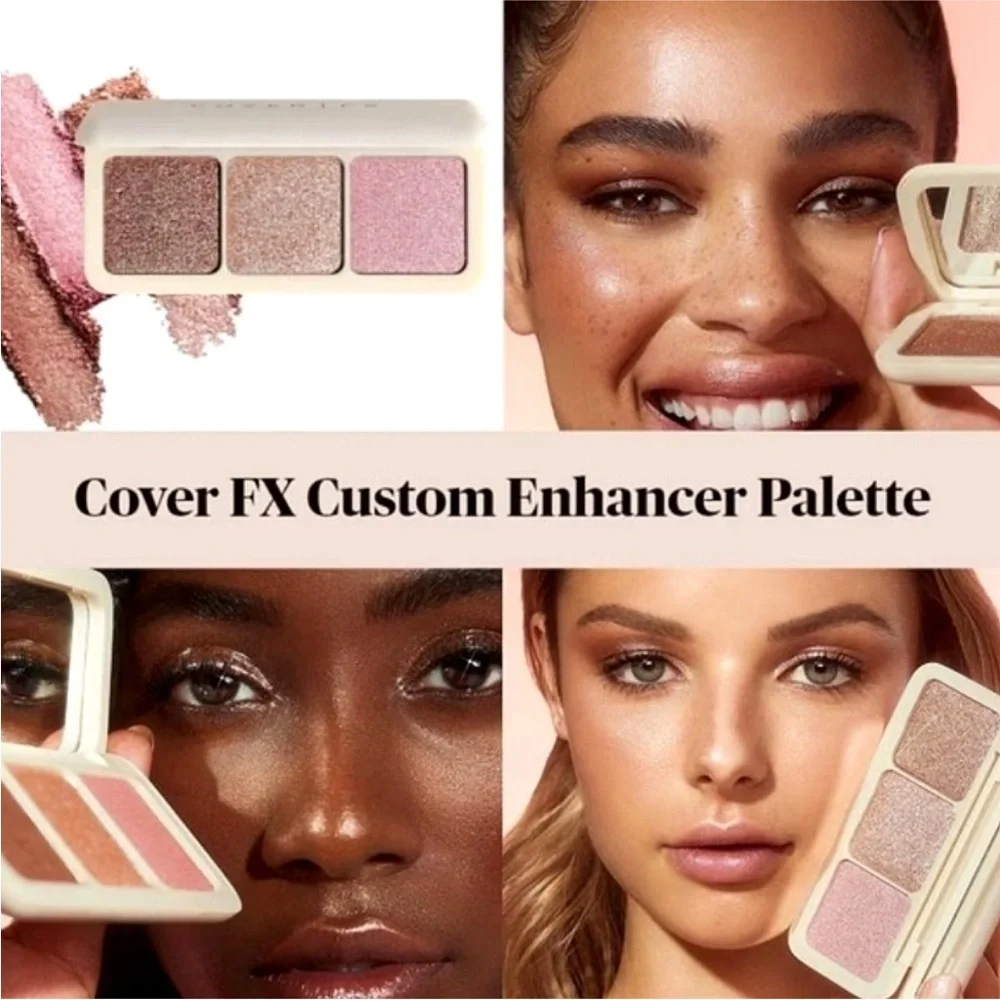 COVER FX ENHANCER PALETTE PINK GOLD HIGHLIGHTER